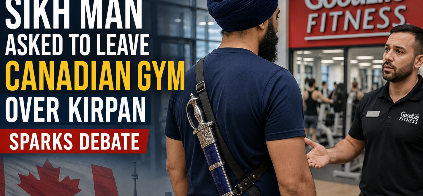 Sikh man questioned at gym over kirpan