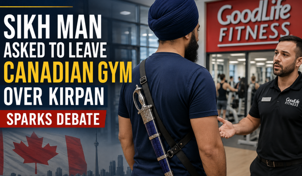 Sikh man questioned at gym over kirpan